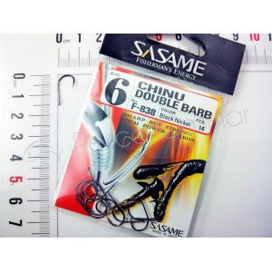 Anzuelos Sasame Chinu Double Barb F-838  