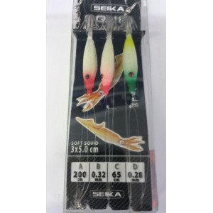 Soft Leader Squid Silk 5 cm 2