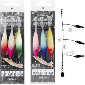 Soft Leader Squid Silk 5 cm